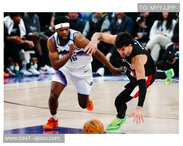 最多抢先22分!开拓者2分险胜爵士 杨瀚森2分霍勒迪27+8